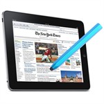 Tab Aluminum Metal Touch Pen (Light Blue)